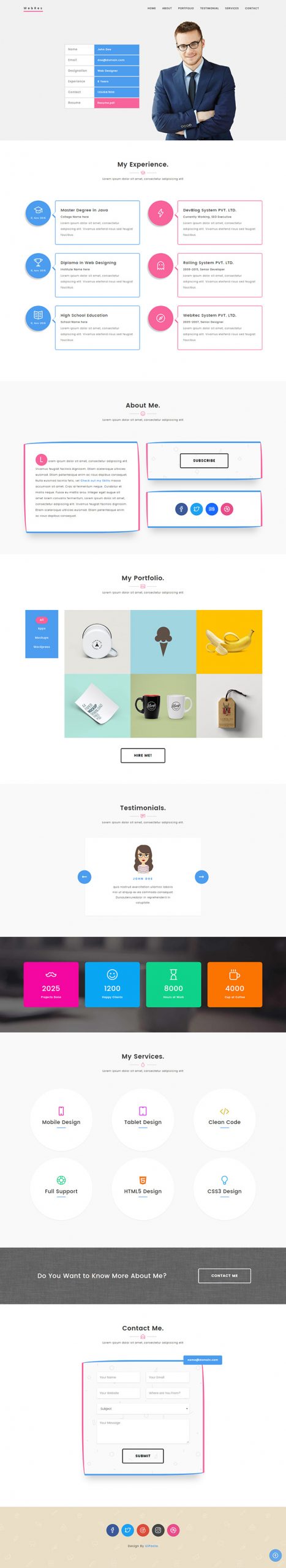 Free WebRes Website Template