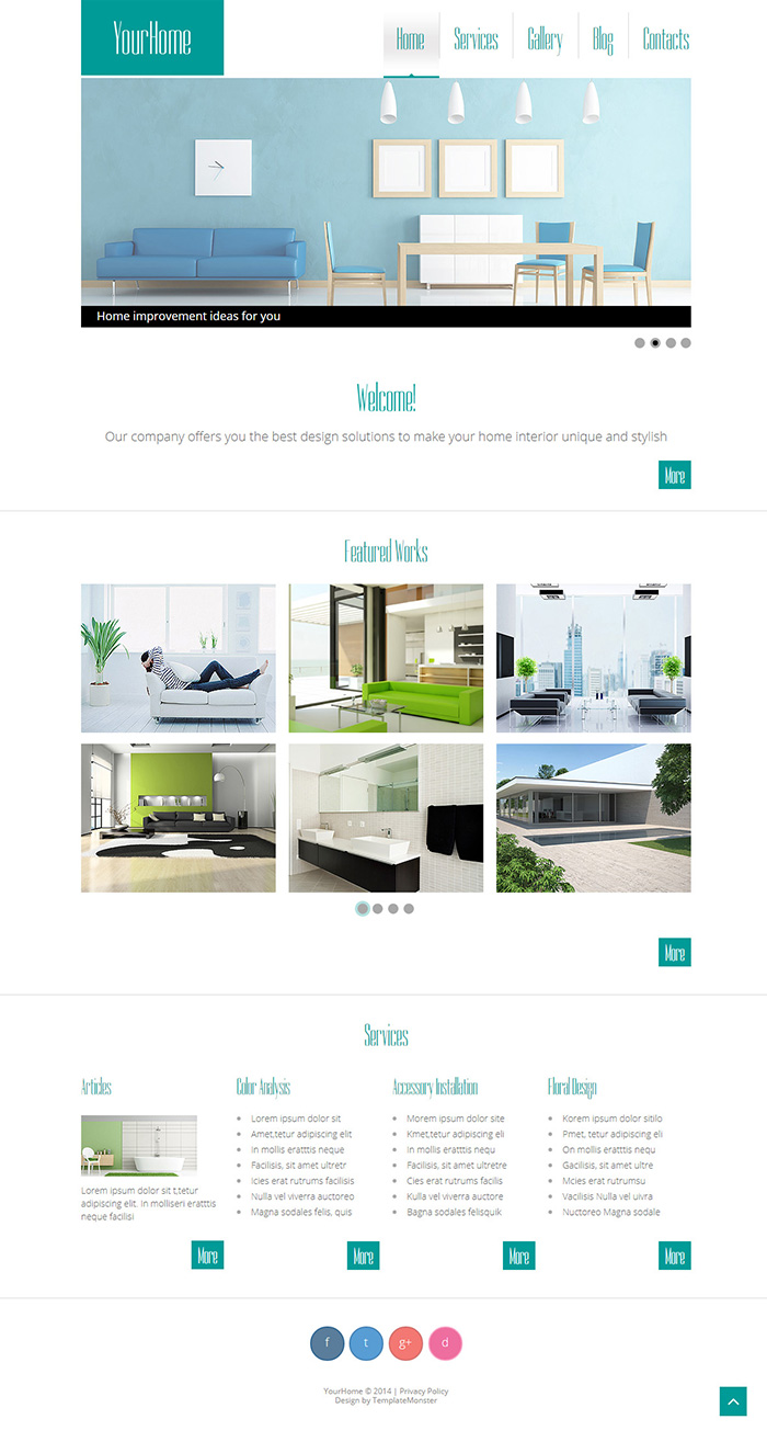 Free YourHome Website Template